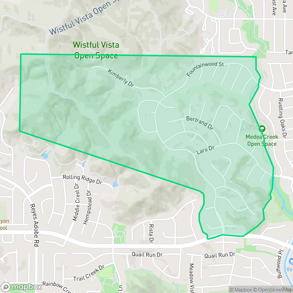 Map showing the location of Morrison Estates, Agoura Hills, CA