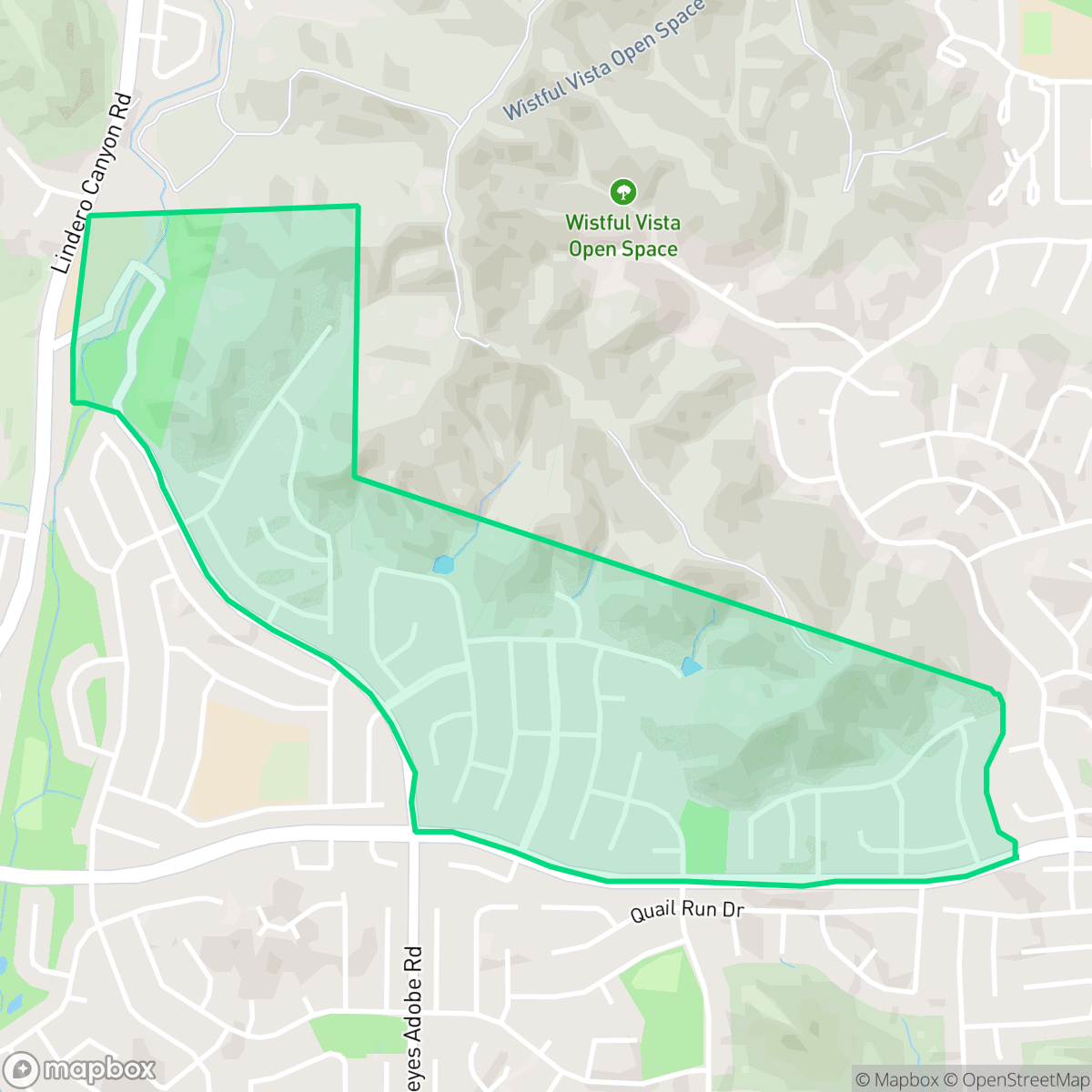 Map showing the location of Morrison Ranch, Agoura Hills, CA