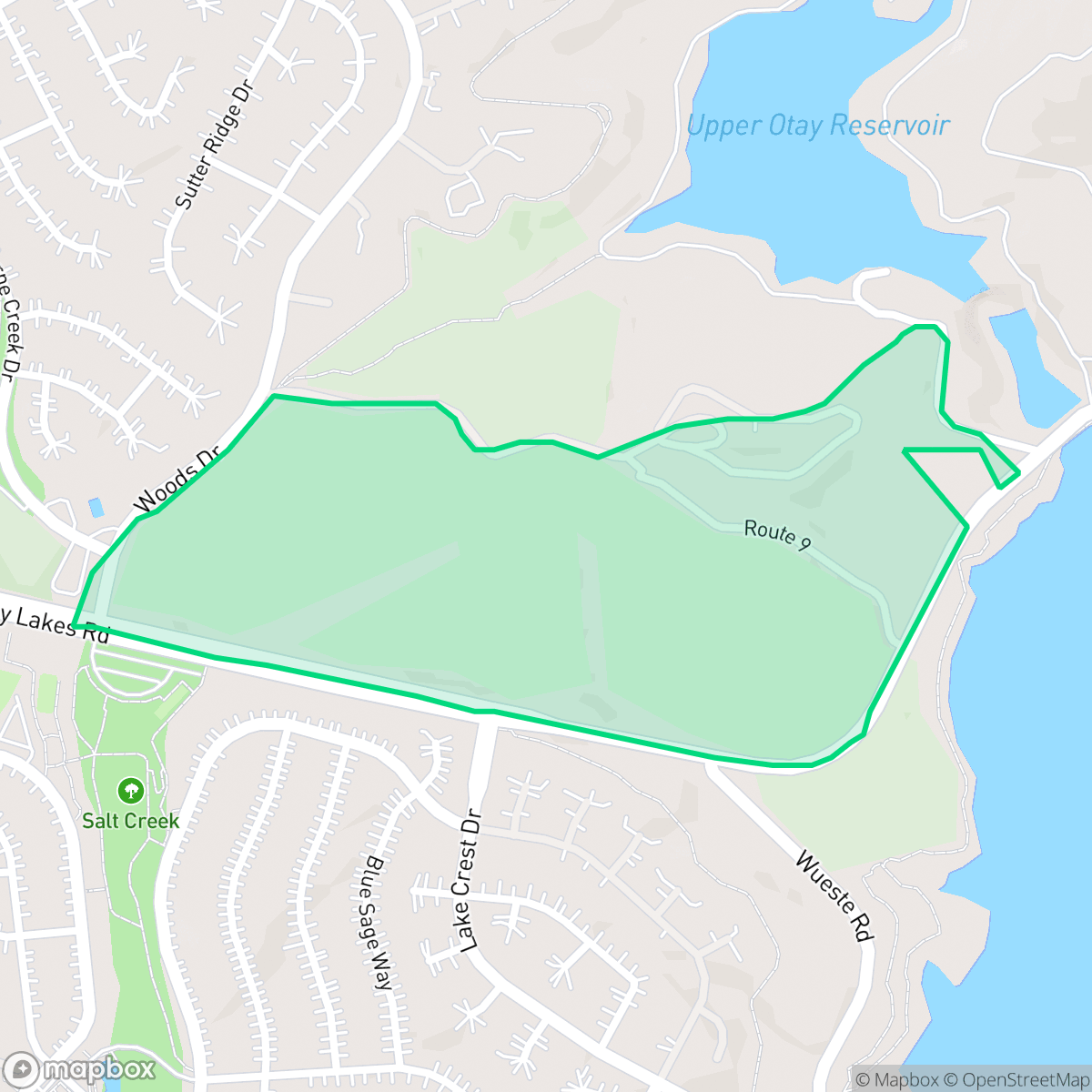 Map showing the location of Otay - Ranch, Chula Vista, CA