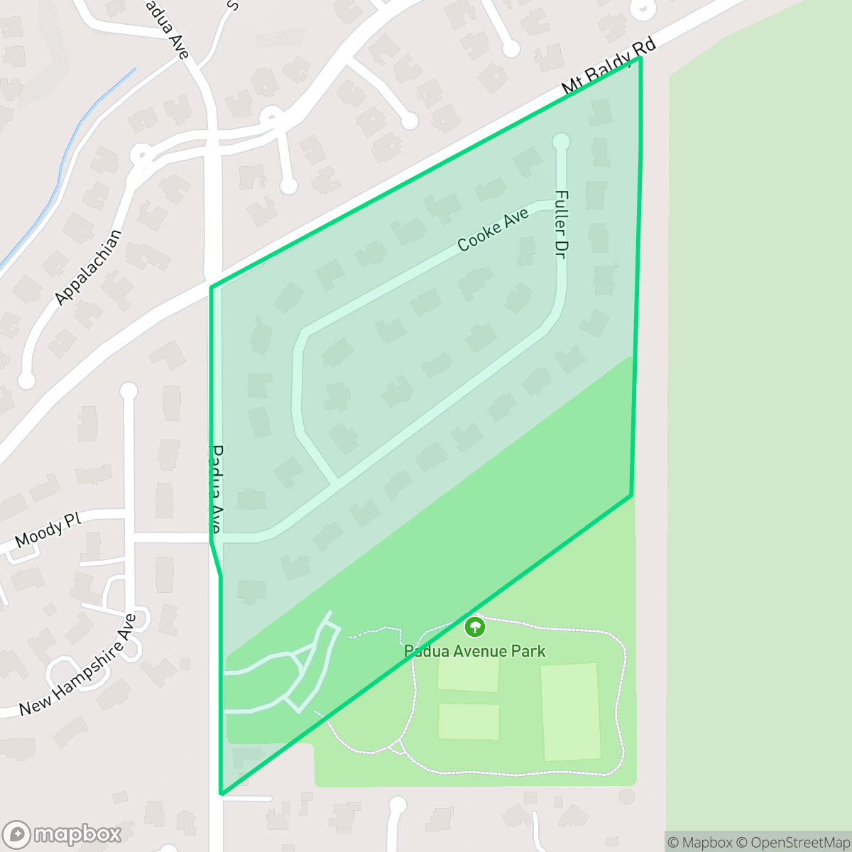 Map showing the location of Belage, Claremont, CA