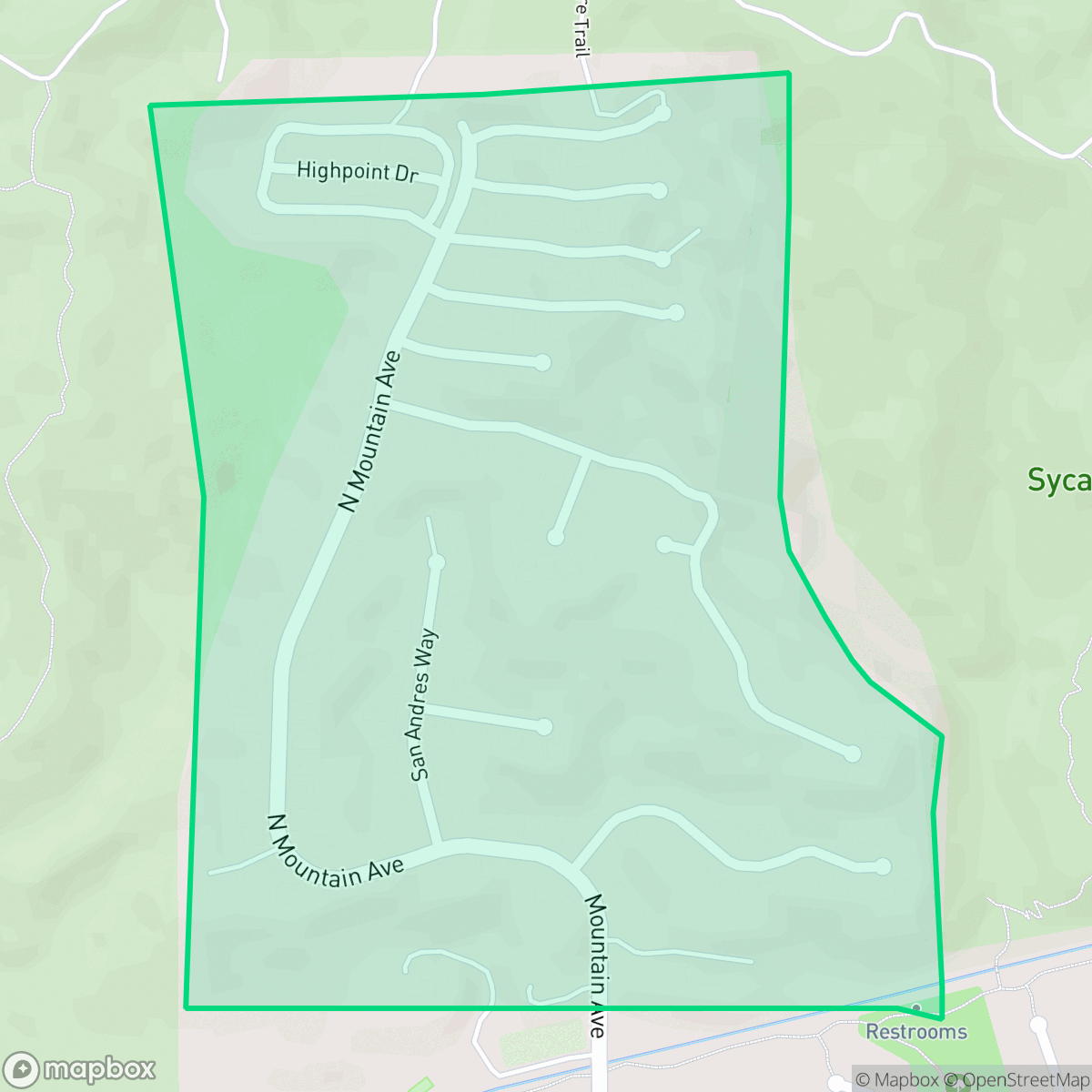 Map showing the location of Claraboya, Claremont, CA