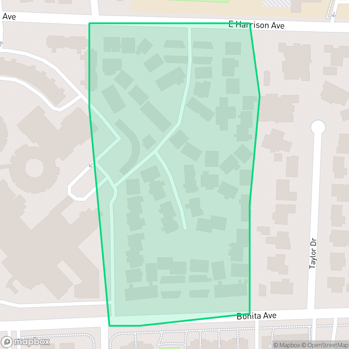 Map showing the location of Mount San Antonio, Claremont, CA