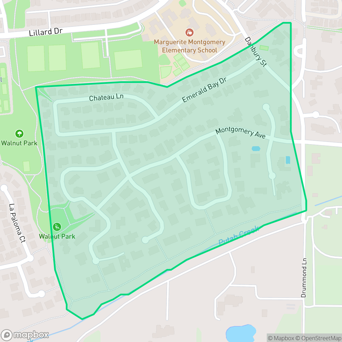 Map showing the location of Arbors at Oakshade, Davis, CA