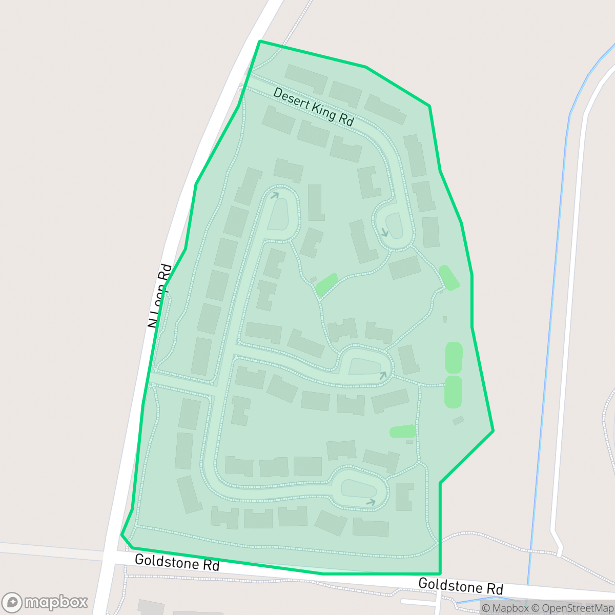 Map showing the location of Dove Gulch, Fort Irwin, CA