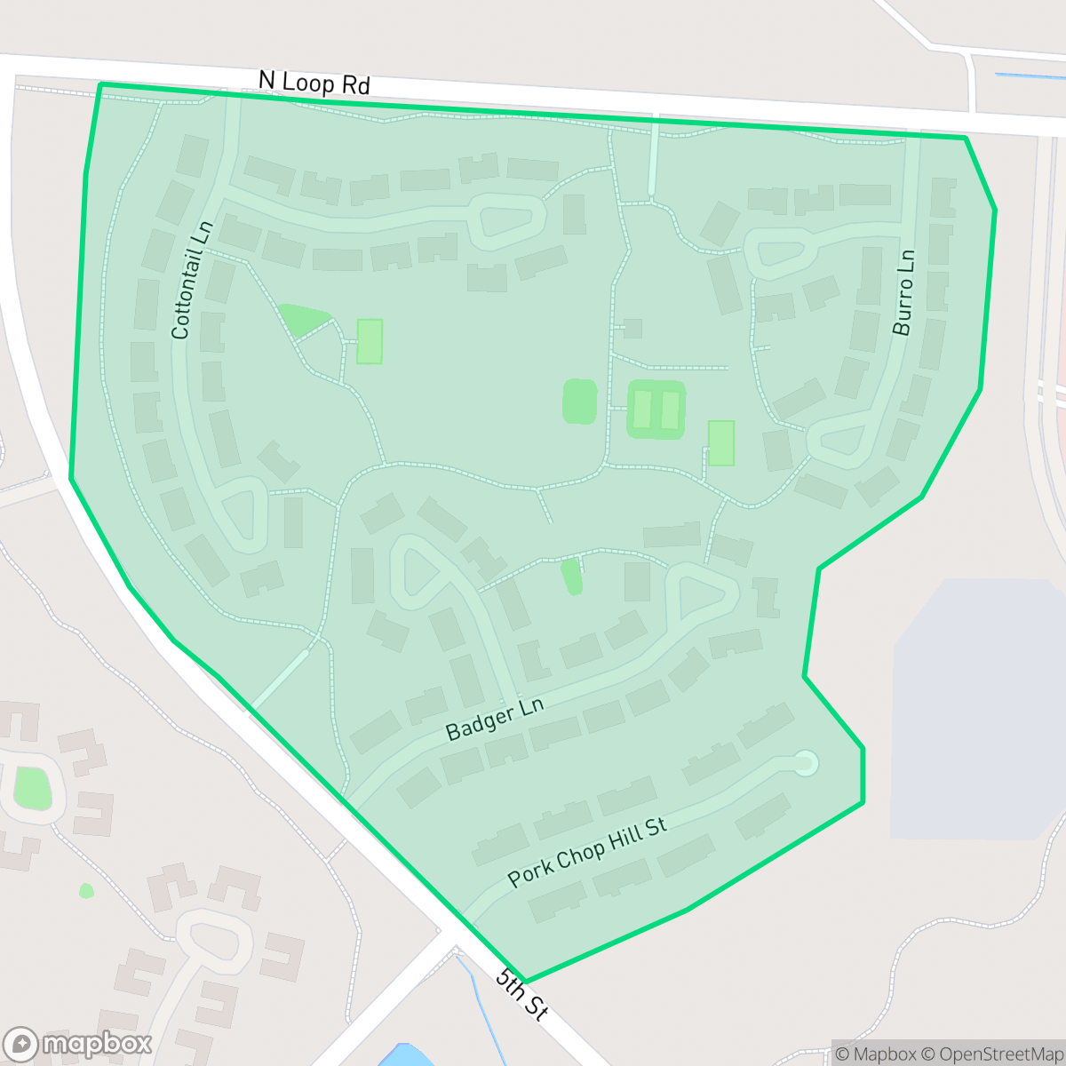 Map showing the location of Mojave Village, Fort Irwin, CA