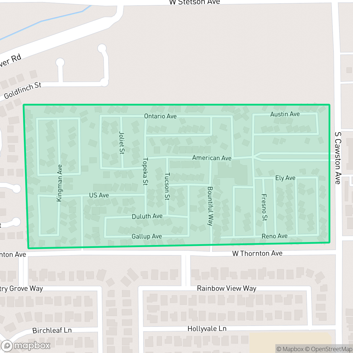 Map showing the location of Mountain Shadows RV Resort Community, Hemet, CA