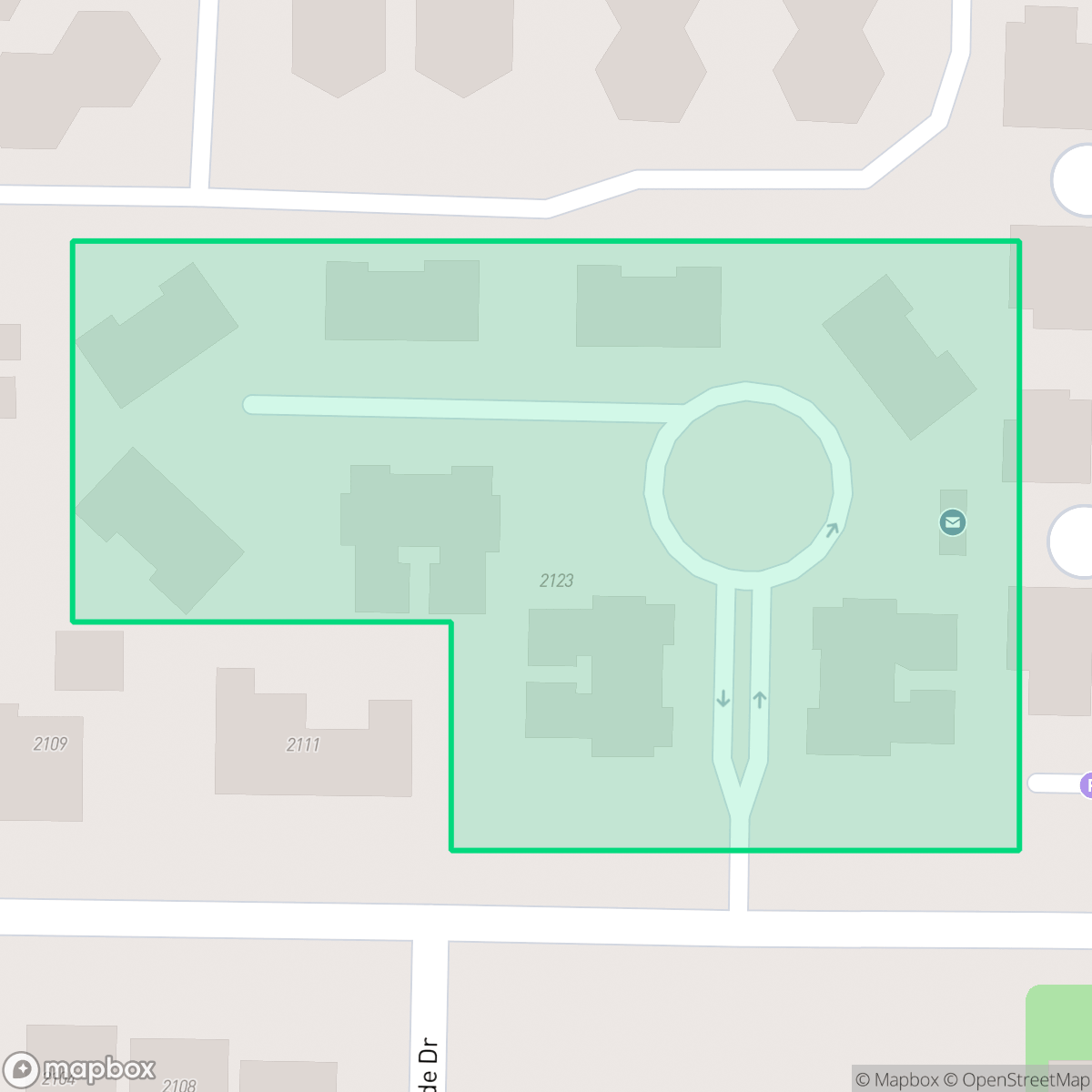 Map showing the location of Villa De Valencia Town Homes, Mentone, CA