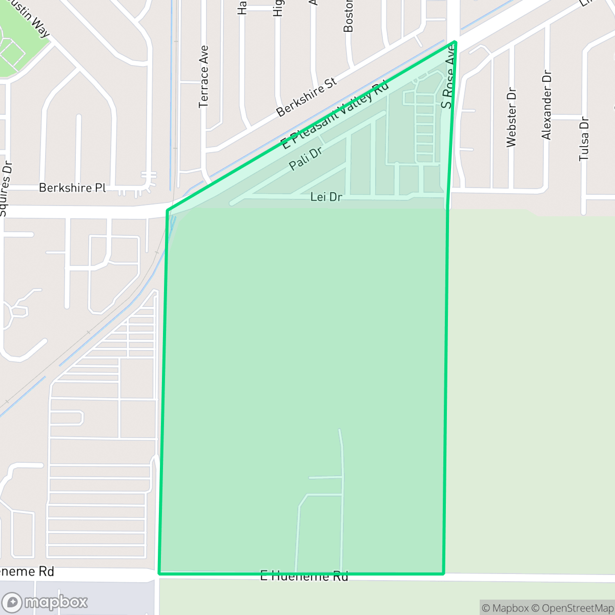 Map showing the location of Villa Capri, Oxnard, CA