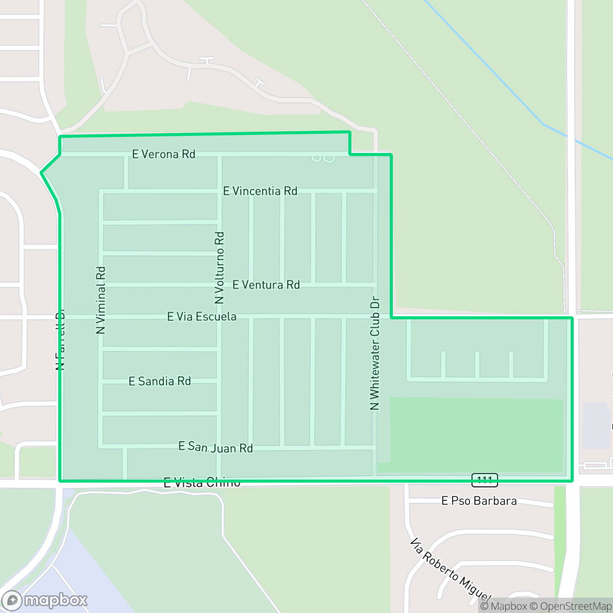 Map showing the location of Gene Autry, Palm Springs, CA