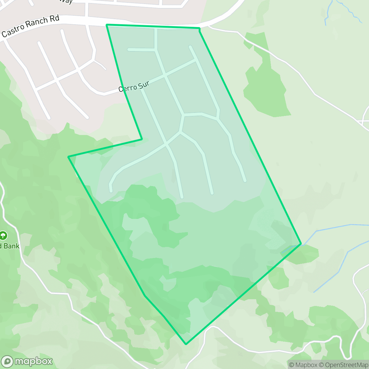 Map showing the location of Carriage Hills South, Richmond, CA