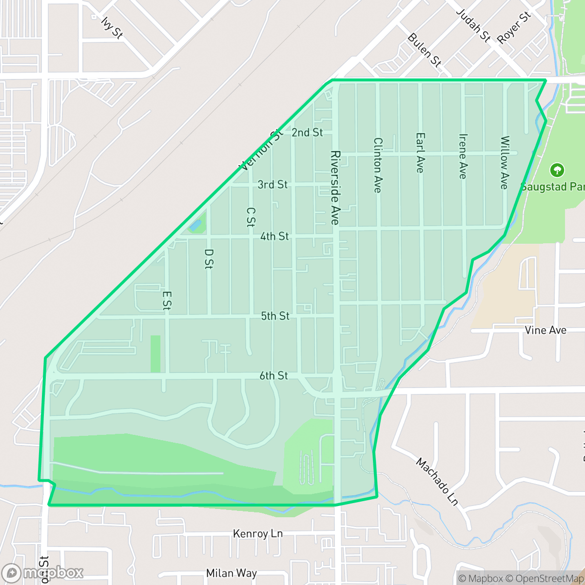 Map showing the location of Cherry Glen, Roseville, CA