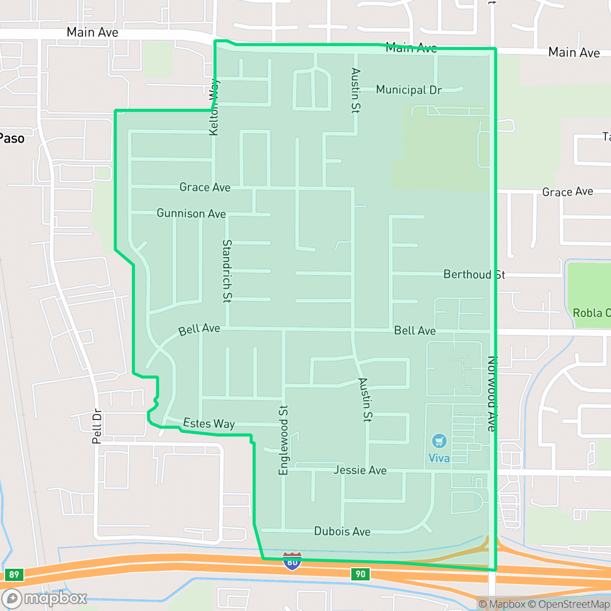 Map showing the location of Glenwood Meadows, Sacramento, CA