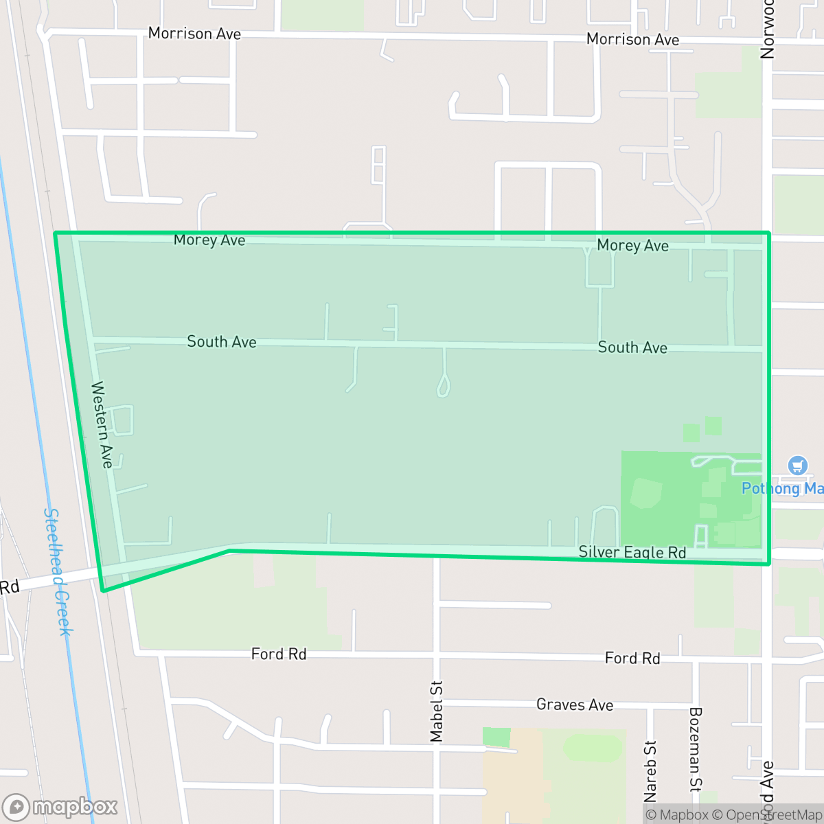 Map showing the location of Johnson Heights, Sacramento, CA