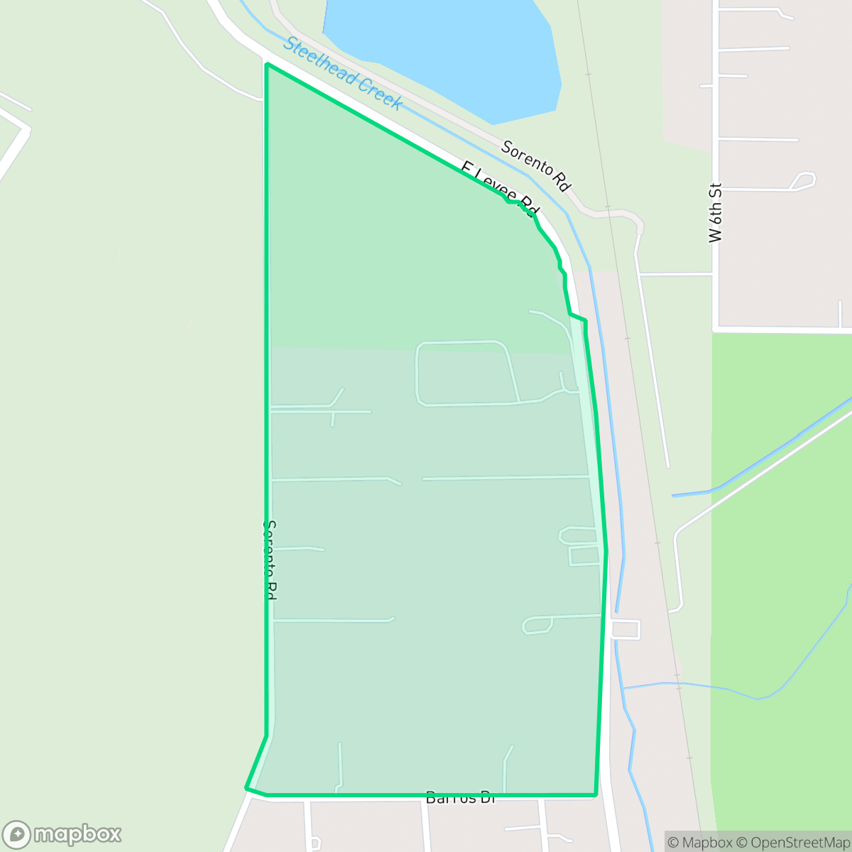Map showing the location of Valleyview Acres, Sacramento, CA