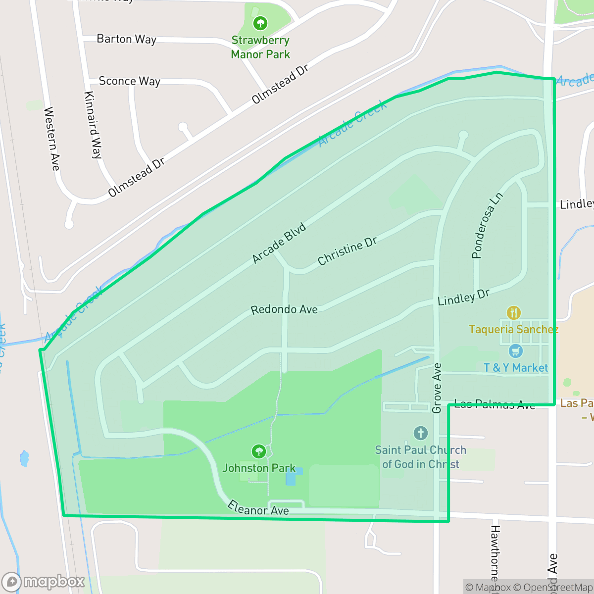 Map showing the location of Wills Acres, Sacramento, CA
