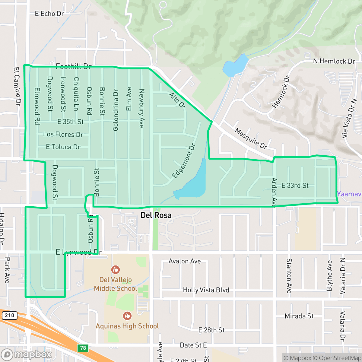 Map showing the location of NE - Sterling, San Bernardino, CA