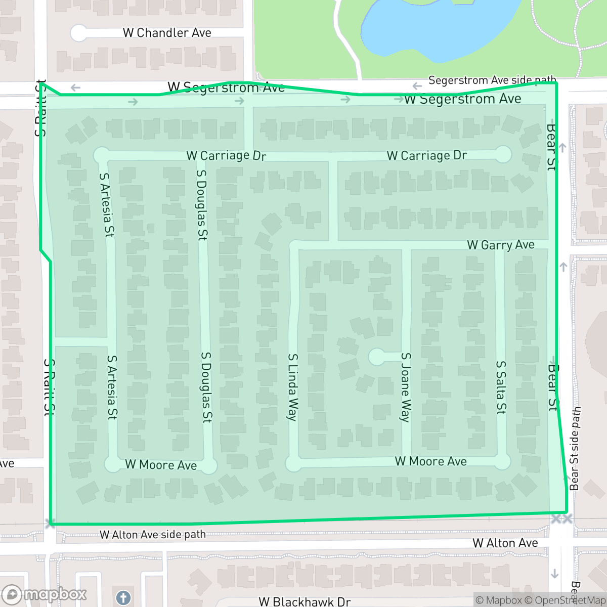 Map showing the location of Metro Classic, Santa Ana, CA
