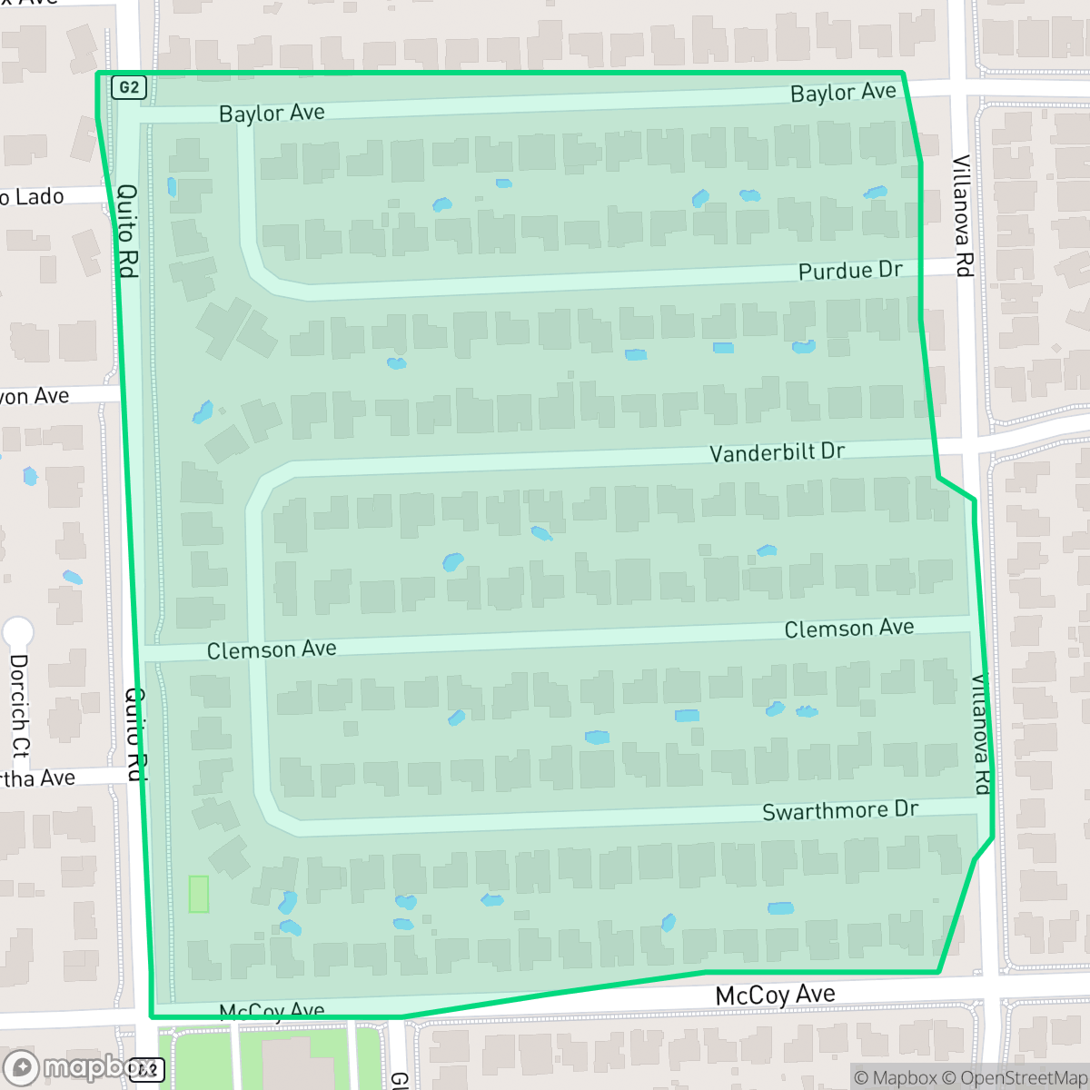 Map showing the location of Sunland Park, Saratoga, CA