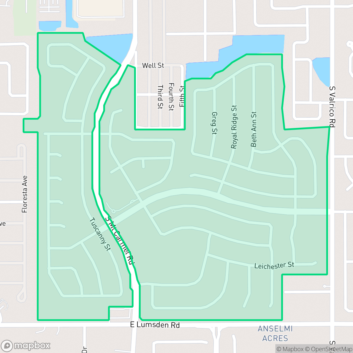 Map showing the location of Brentwood Hills, Brandon, FL