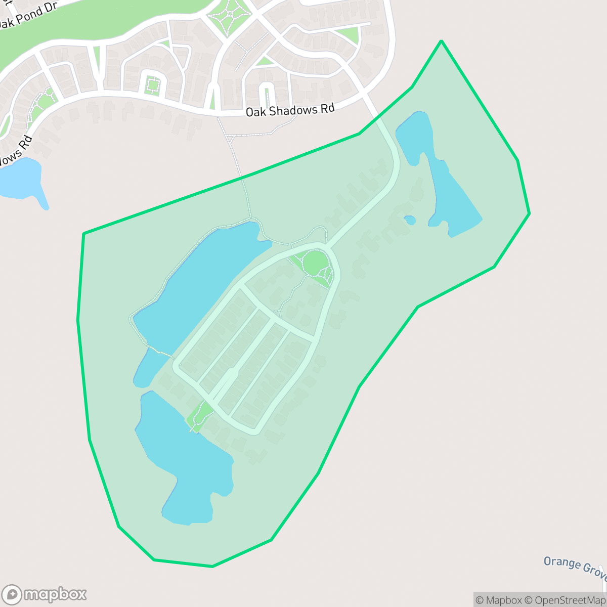 Map showing the location of Aquilla Reserve, Celebration, FL