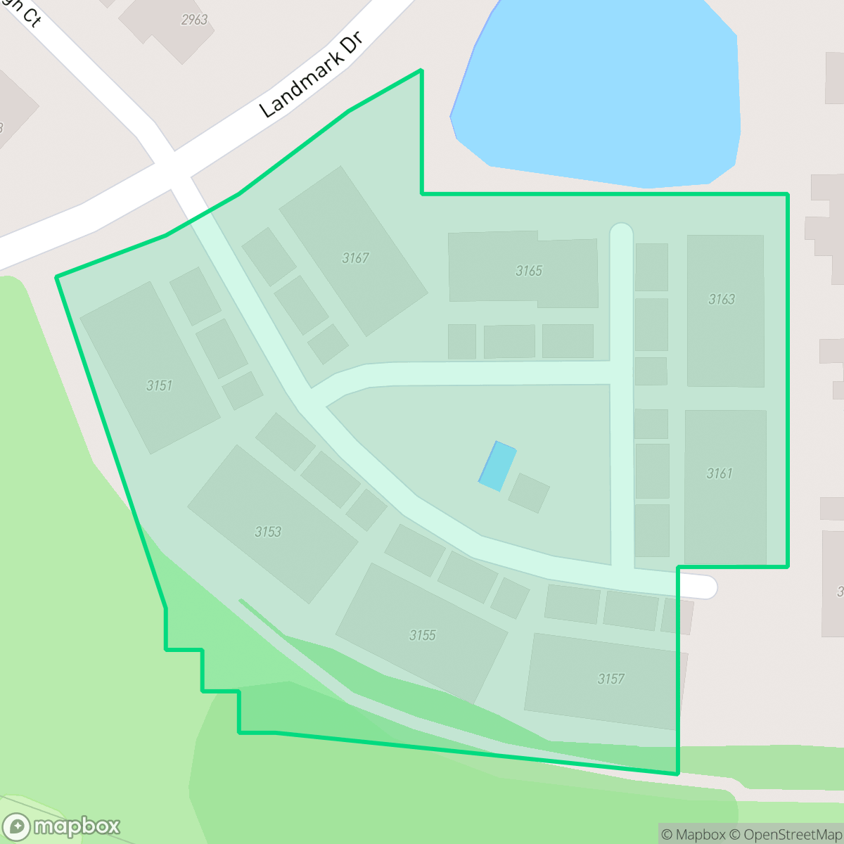 Map showing the location of Eagles Glen Condominium Association, Clearwater, FL