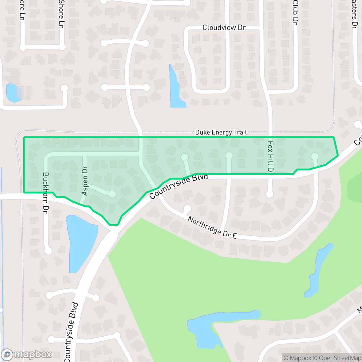 Map showing the location of Forest Run Homeowners Association, Clearwater, FL