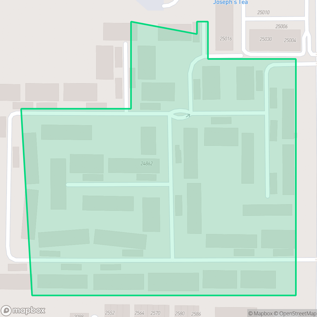 Map showing the location of Hillcrest Villas Condominium Association, Clearwater, FL