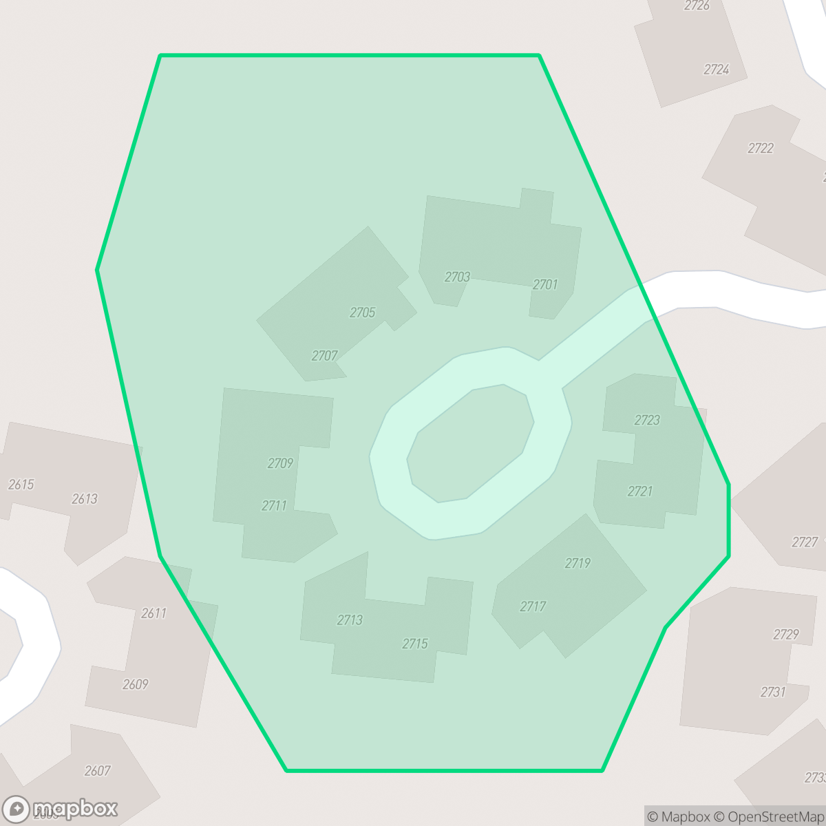 Map showing the location of Winding Wood 2, Clearwater, FL