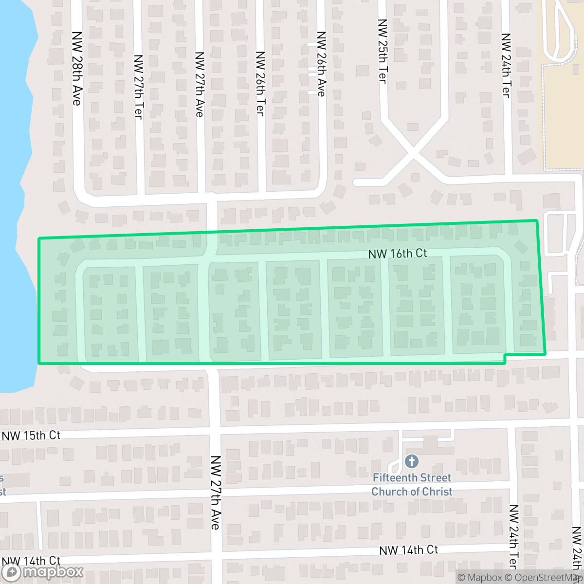 Map showing the location of Golden Heights, Fort Lauderdale, FL