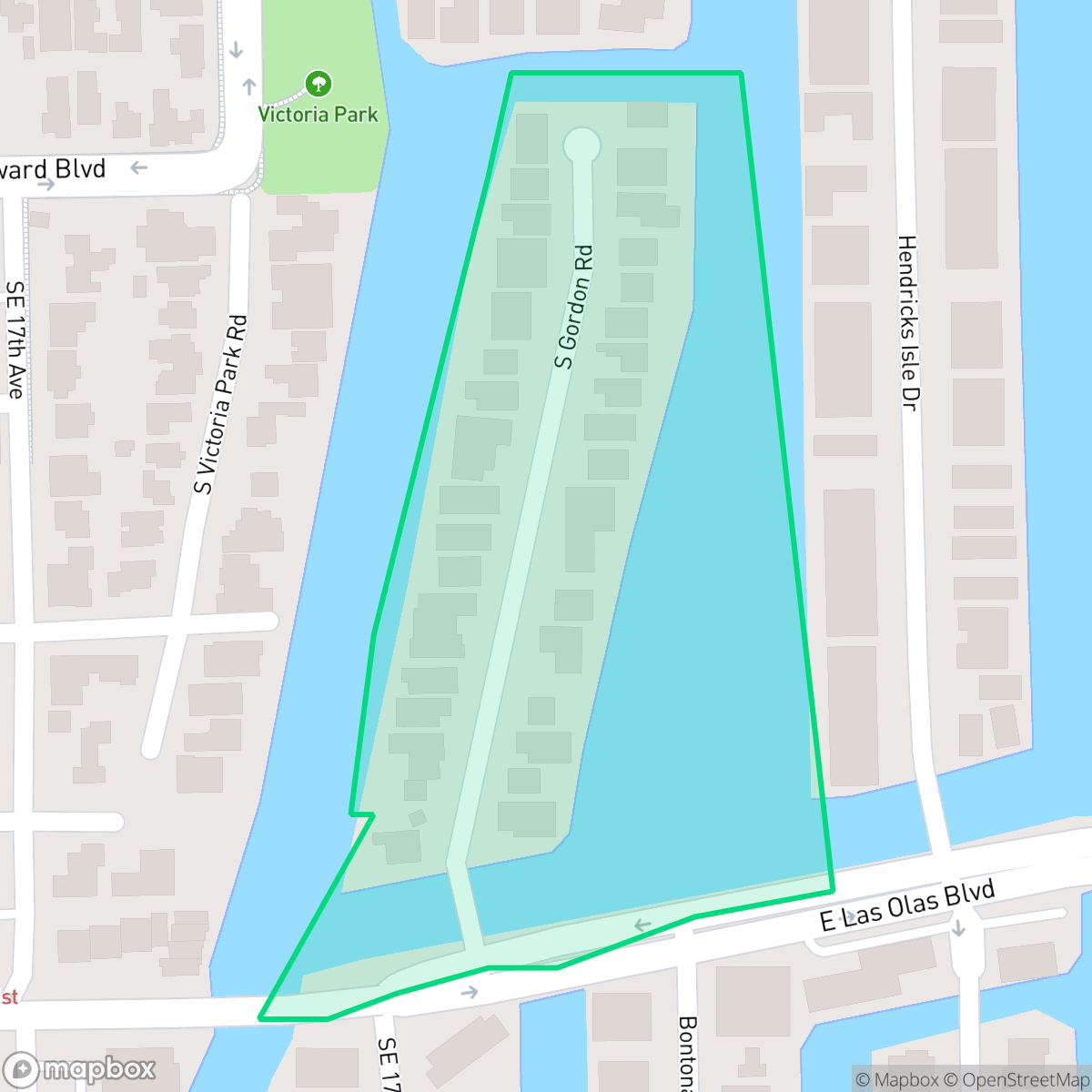 Map showing the location of Navarrea Isle, Fort Lauderdale, FL