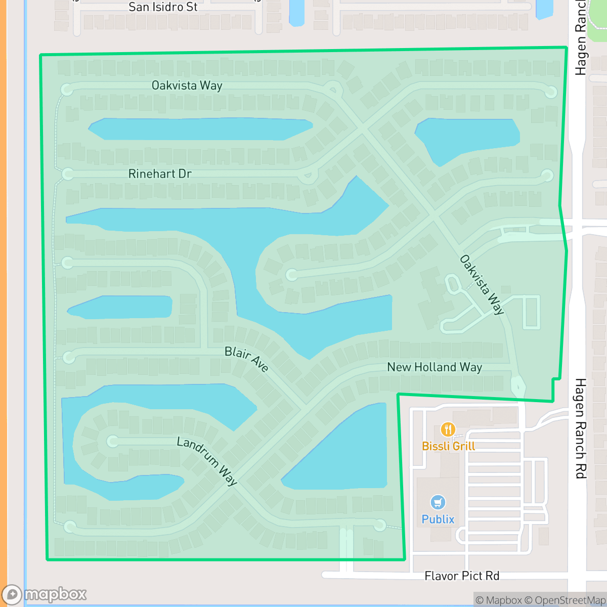 Map showing the location of Avalon Estates, Golf, FL