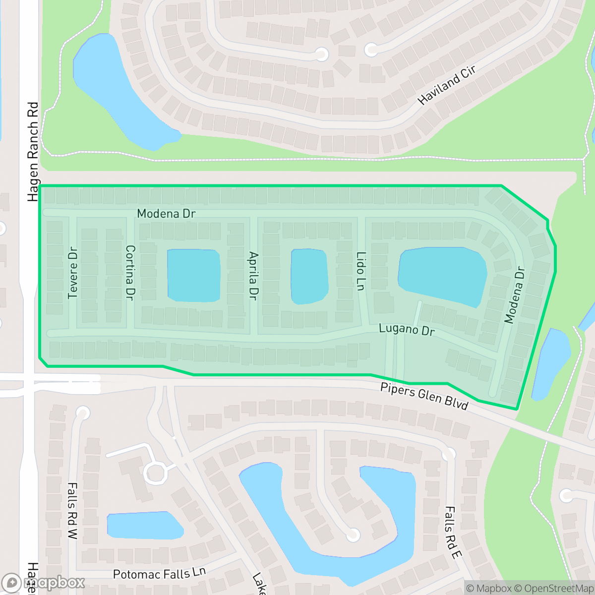 Map showing the location of San Marco, Golf, FL
