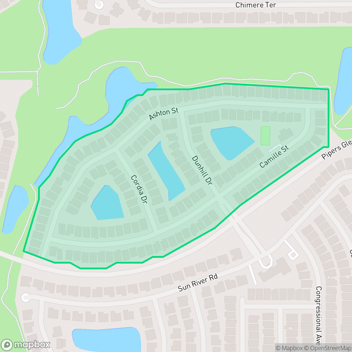 Map showing the location of The Lakes Of Westchester, Golf, FL