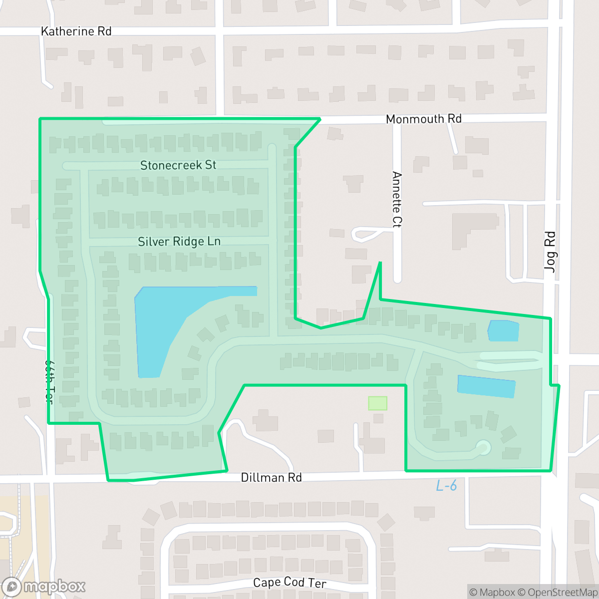 Map showing the location of Dillman Farms, Greenacres, FL