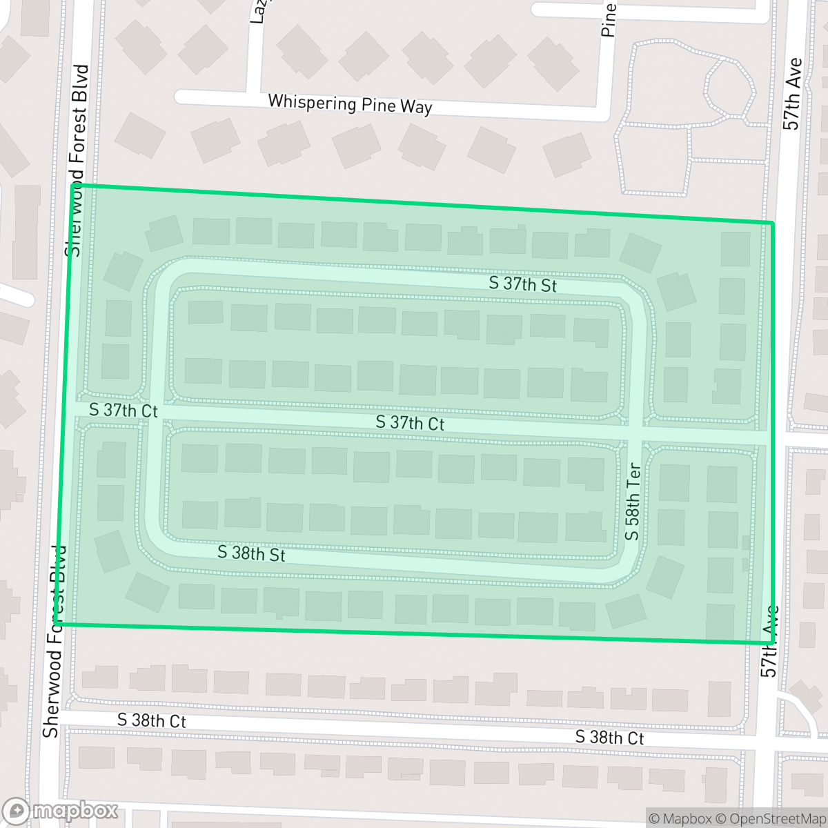 Map showing the location of Villa Del Trio, Greenacres, FL