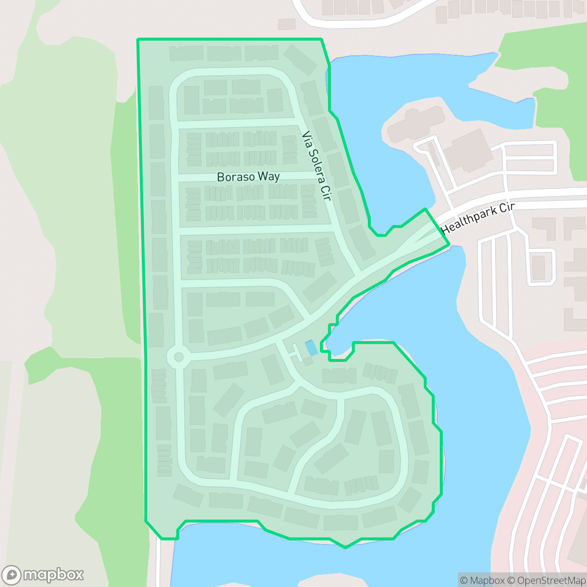Map showing the location of Sail Harbour, Harlem Heights, FL