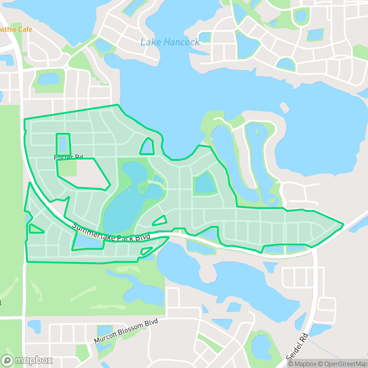 Map showing the location of Summerlake, Horizon West, FL