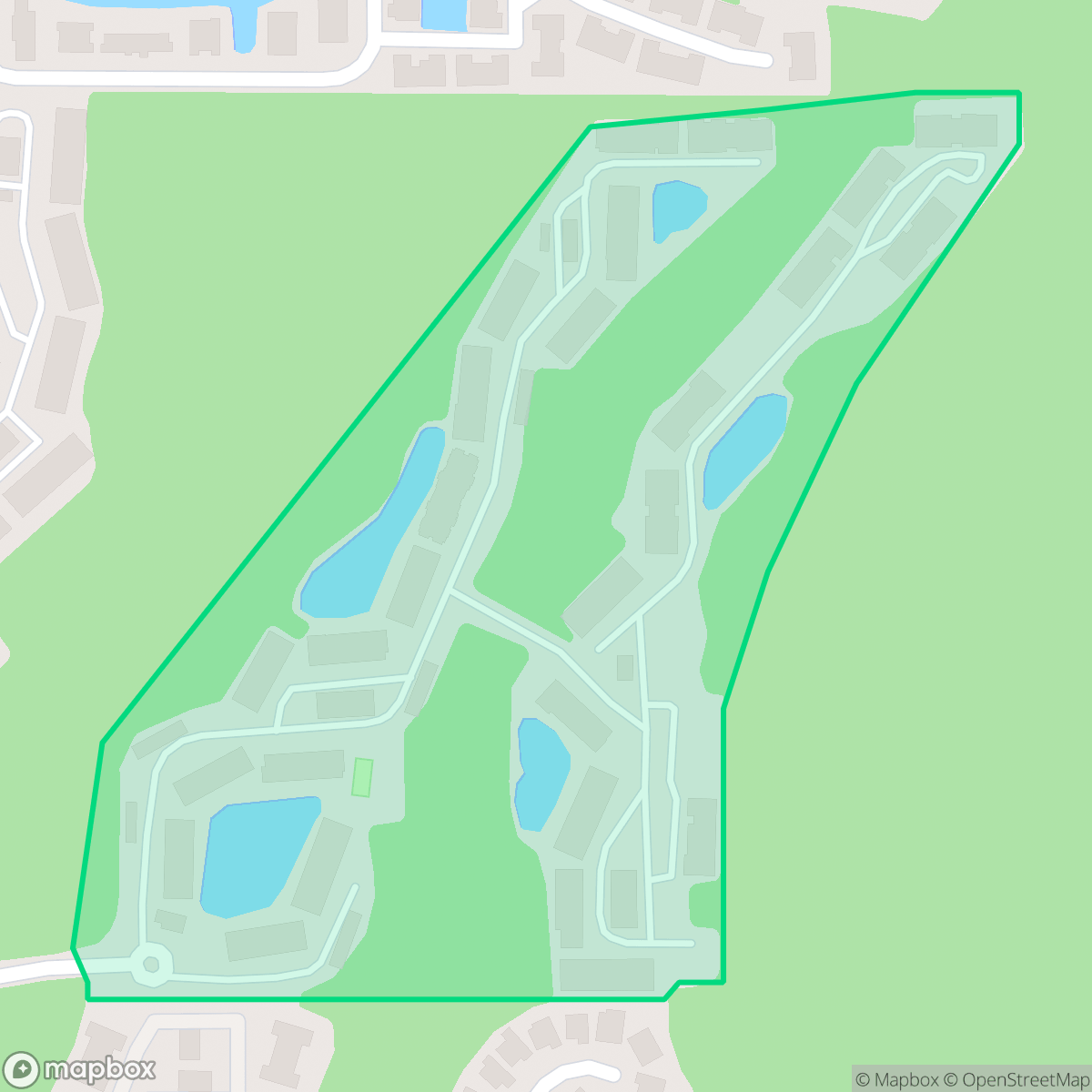 Map showing the location of The Preserve, Jacksonville, FL