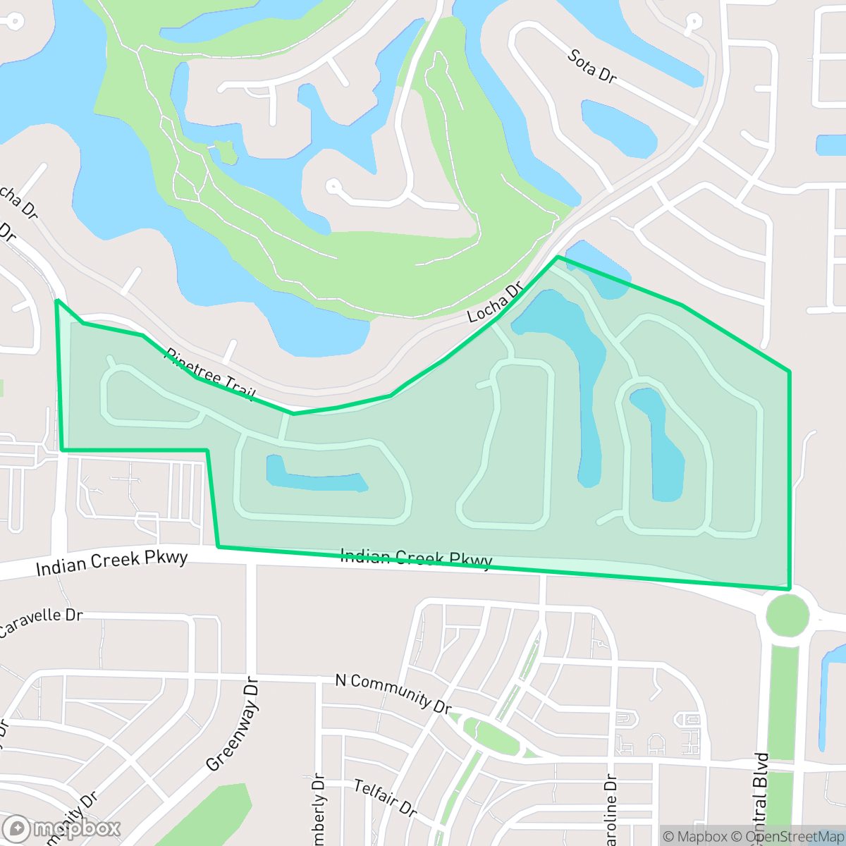 Map showing the location of Hamptons, Jupiter, FL