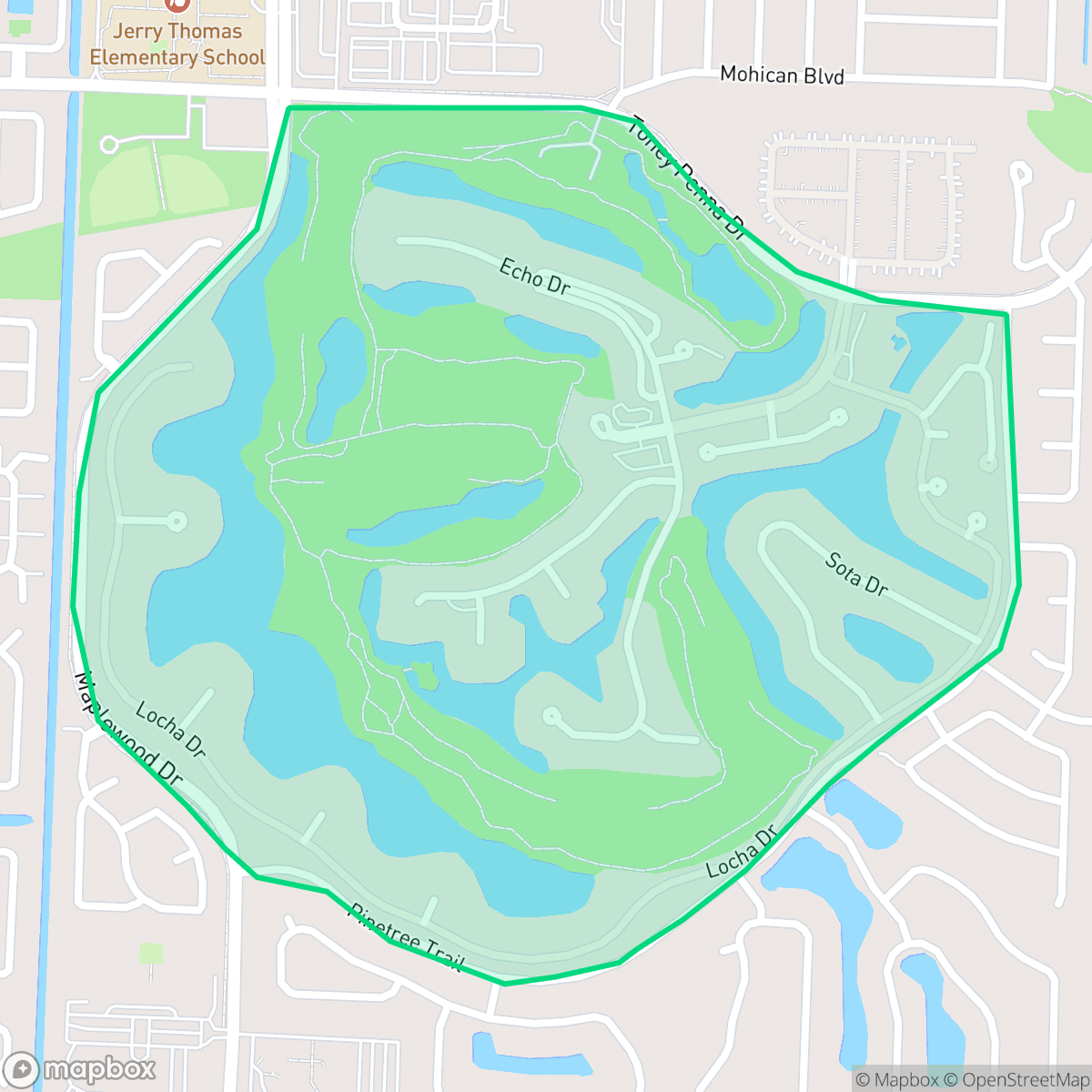 Map showing the location of Loxahatchee Club, Jupiter, FL