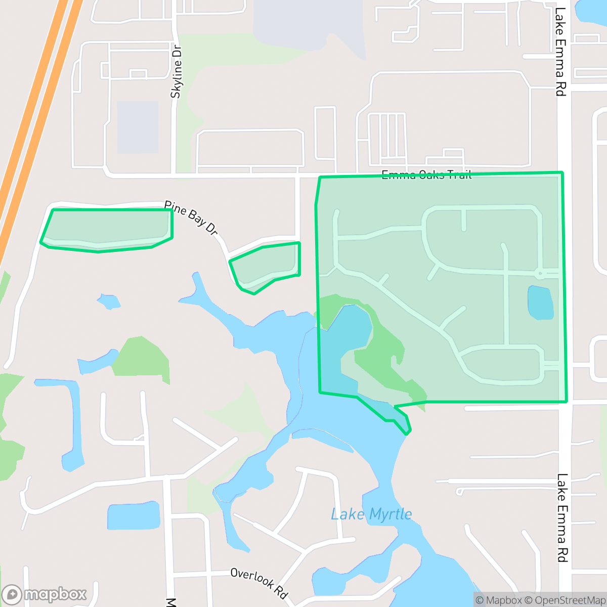 Map showing the location of Huntington Pointe, Lake Mary, FL