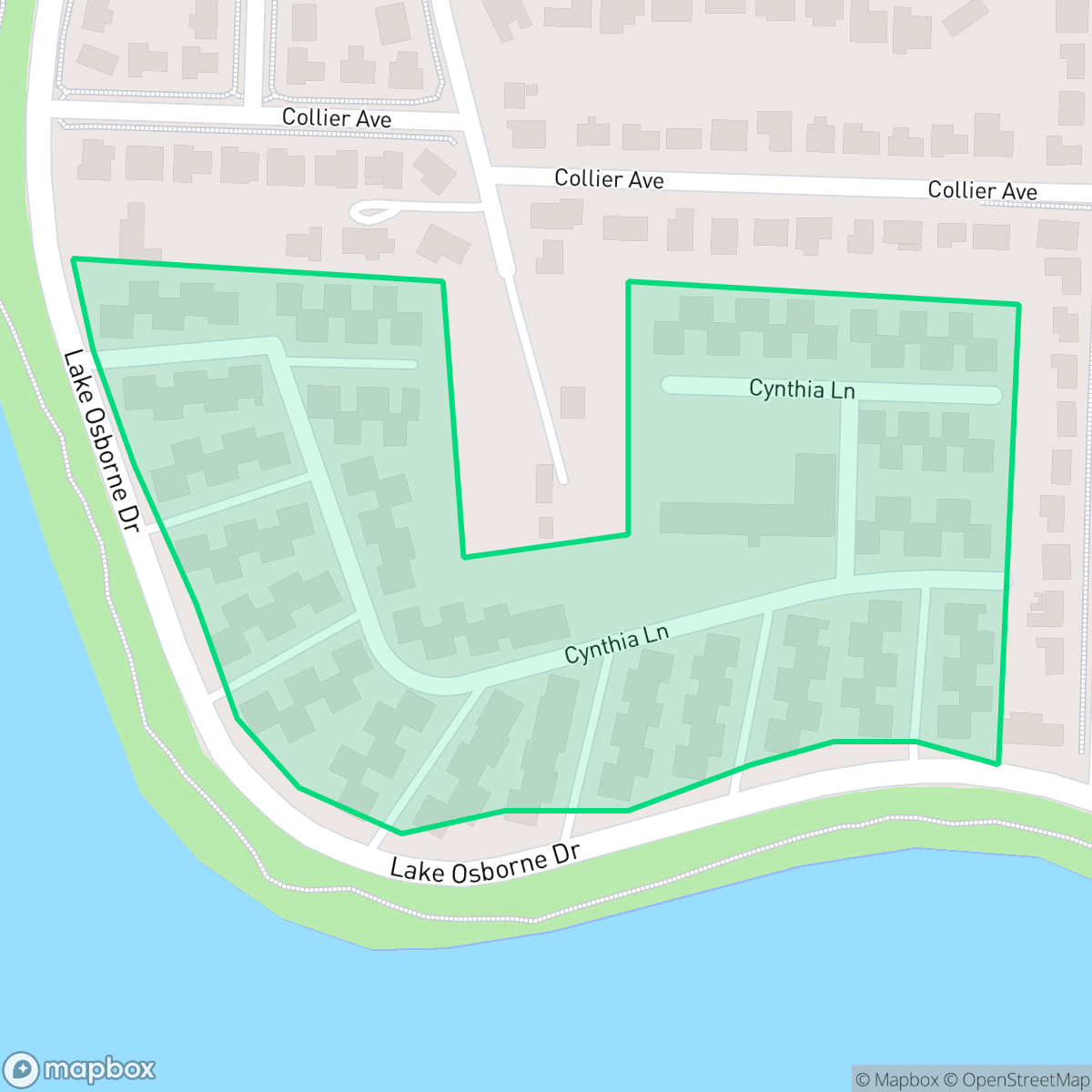 Map showing the location of Murry Hills, Lake Worth Beach, FL