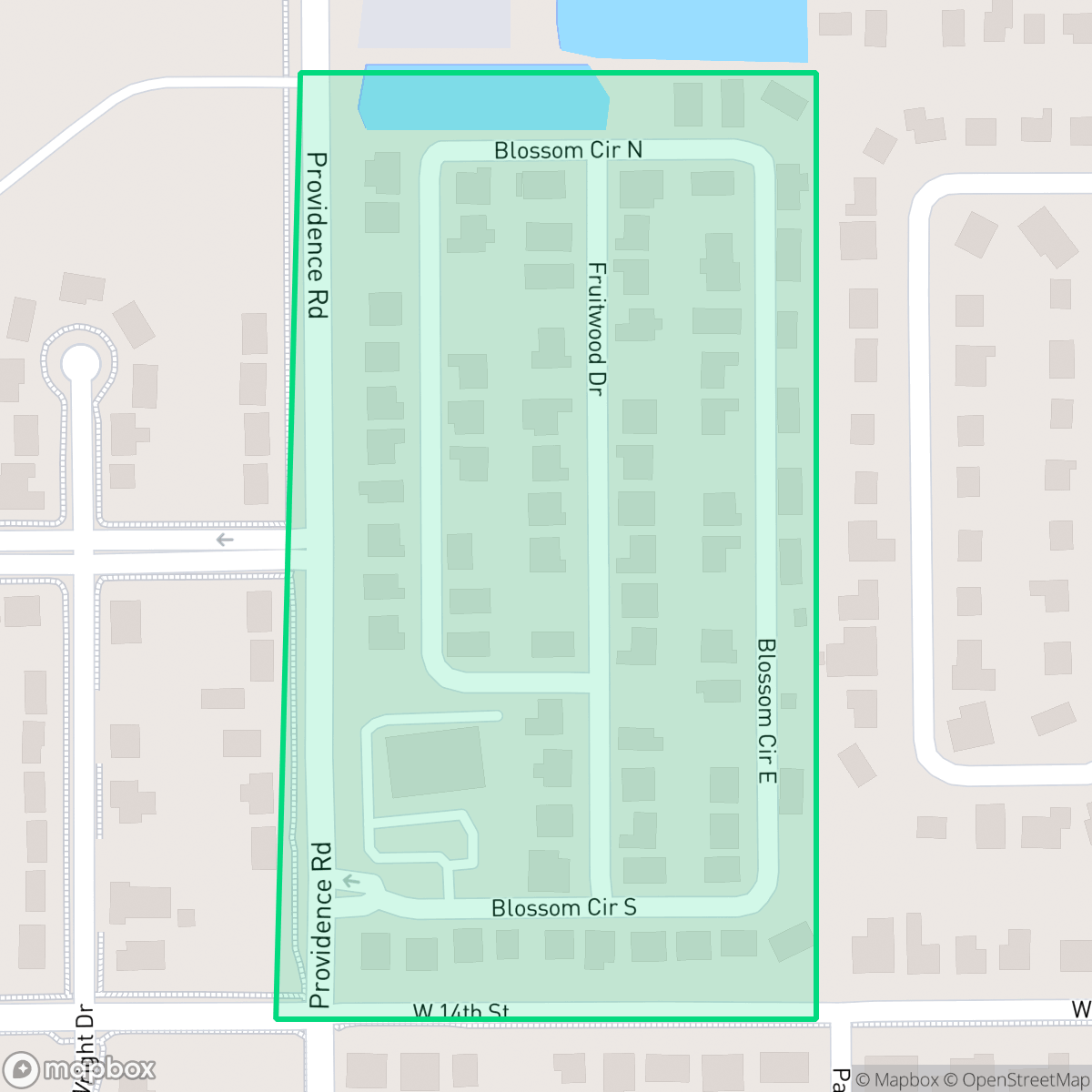 Map showing the location of Orangewood, Lakeland, FL