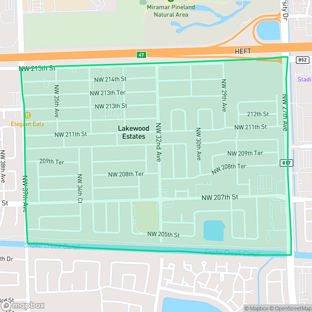 Map showing the location of North County- Riverdale, Miami Gardens, FL