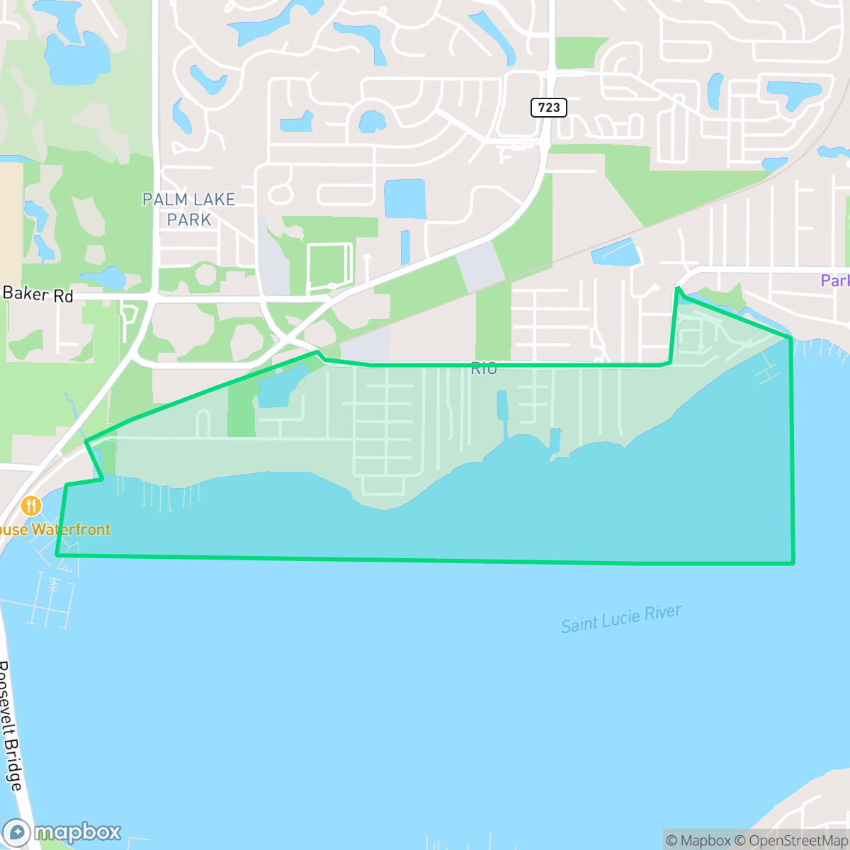 Map showing the location of Rio, FL — coverage area