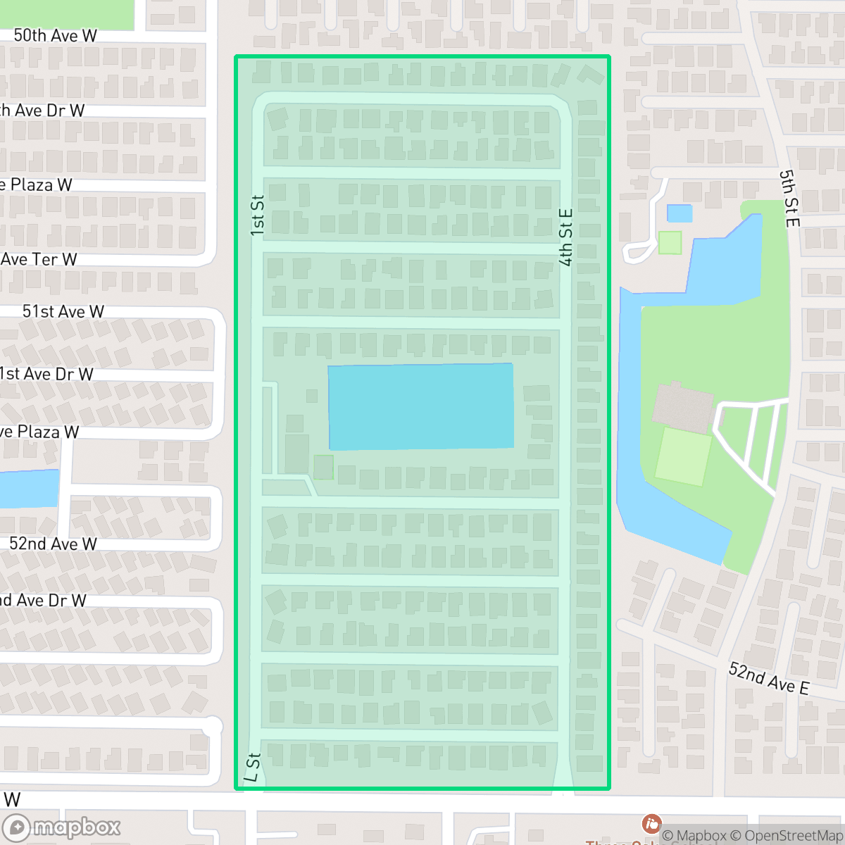 Map showing the location of Casa Loma, South Bradenton, FL