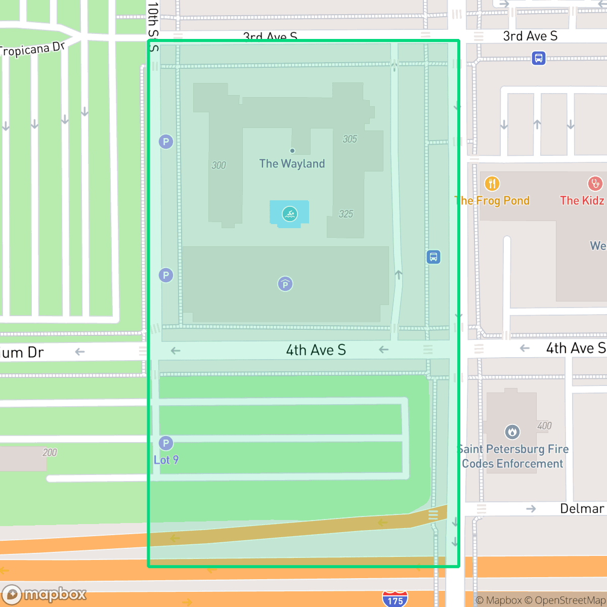 Map showing the location of Graham-Rogall, St. Petersburg, FL