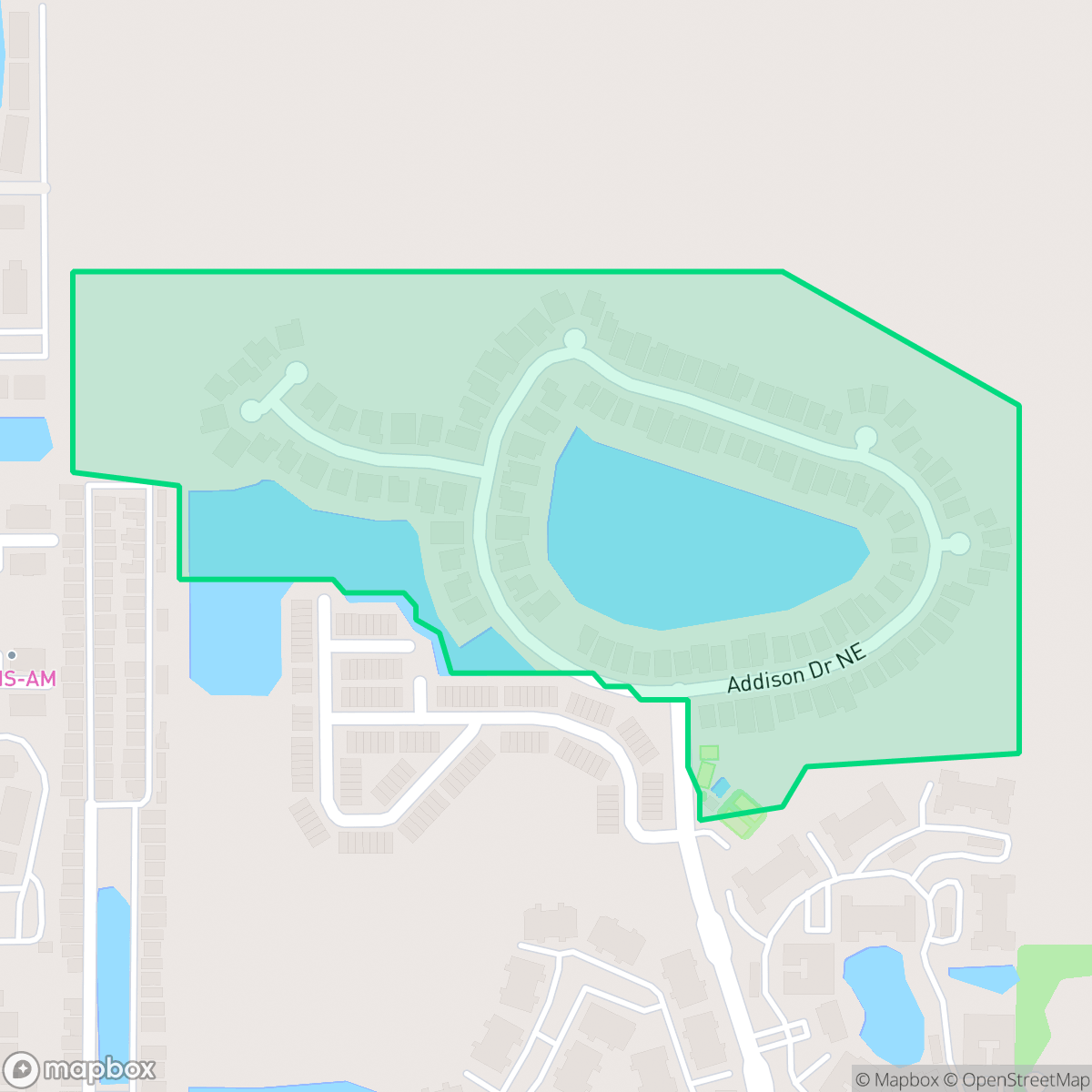 Map showing the location of Sterling Manor, St. Petersburg, FL