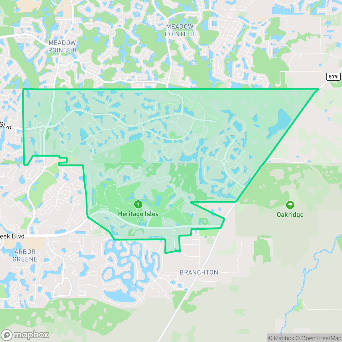 Map showing the location of New Tampa, Tampa, FL