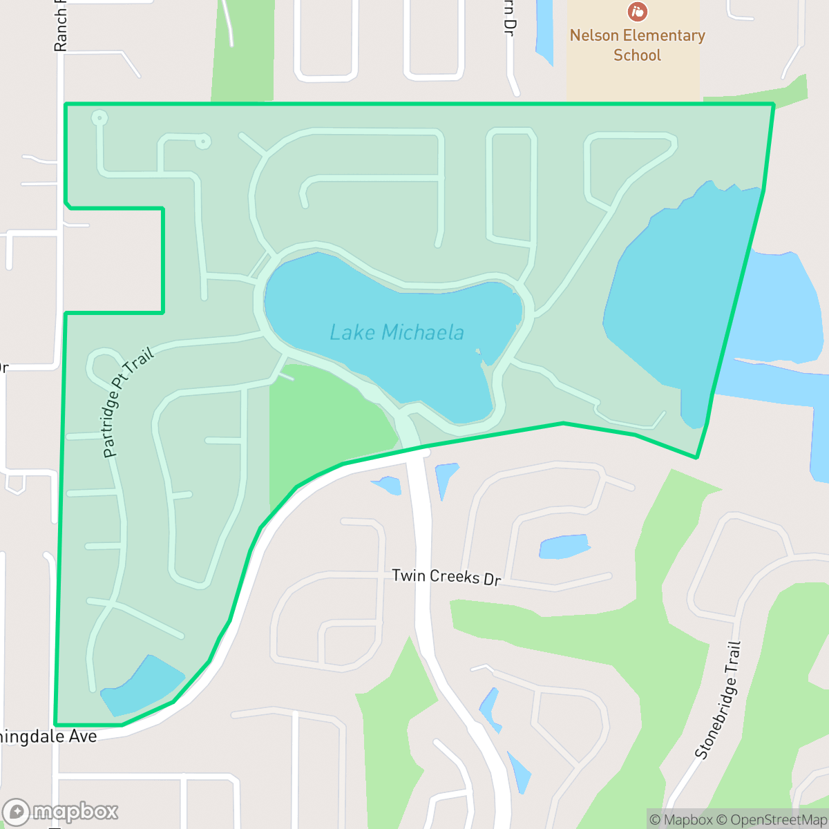Map showing the location of Twin Lakes of Brandon, Valrico, FL